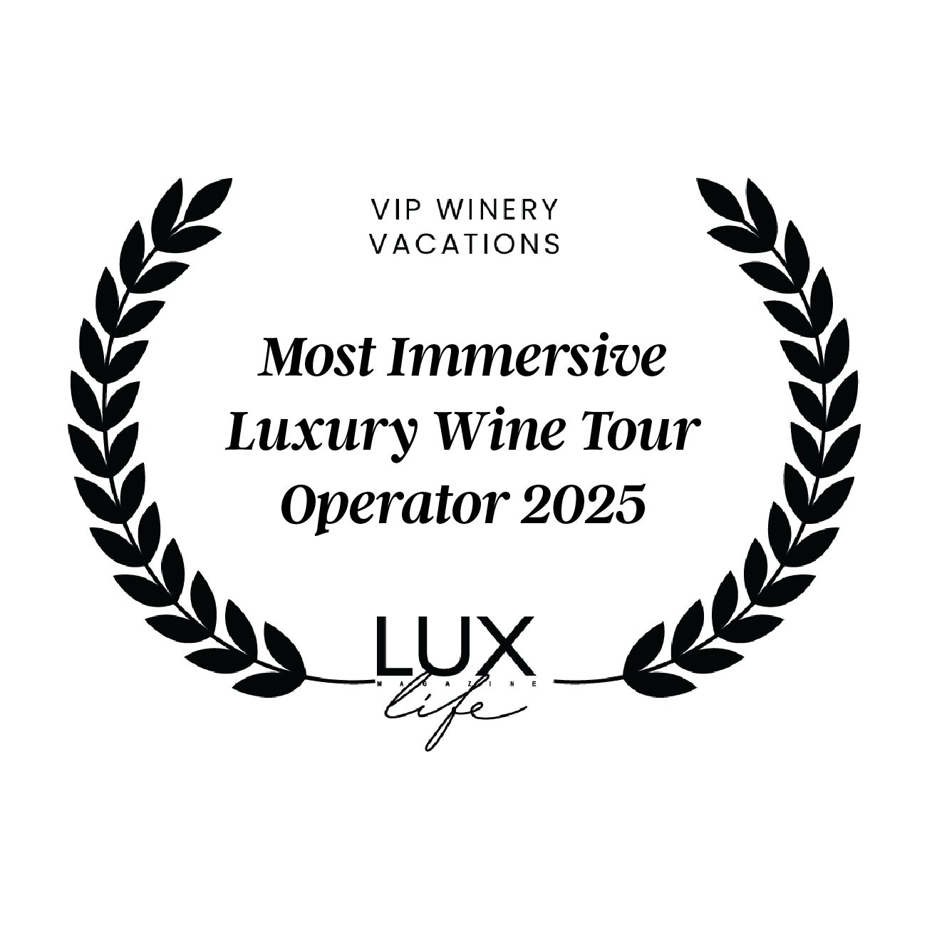 Most Immersive Luxury Wine Tour Operator 2025