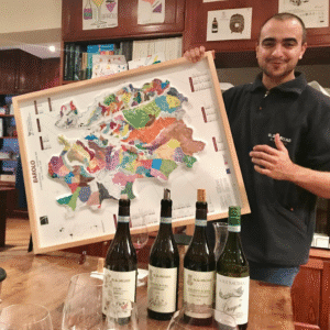 Wine-region Map + Bottles VIP Winery Vacations
