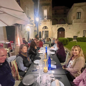 Vineyard view at Tenute Rubino Winery in Salento.